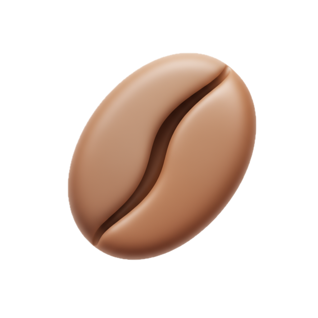 Beans coffee shop discovery app icon showing a coffee bean design